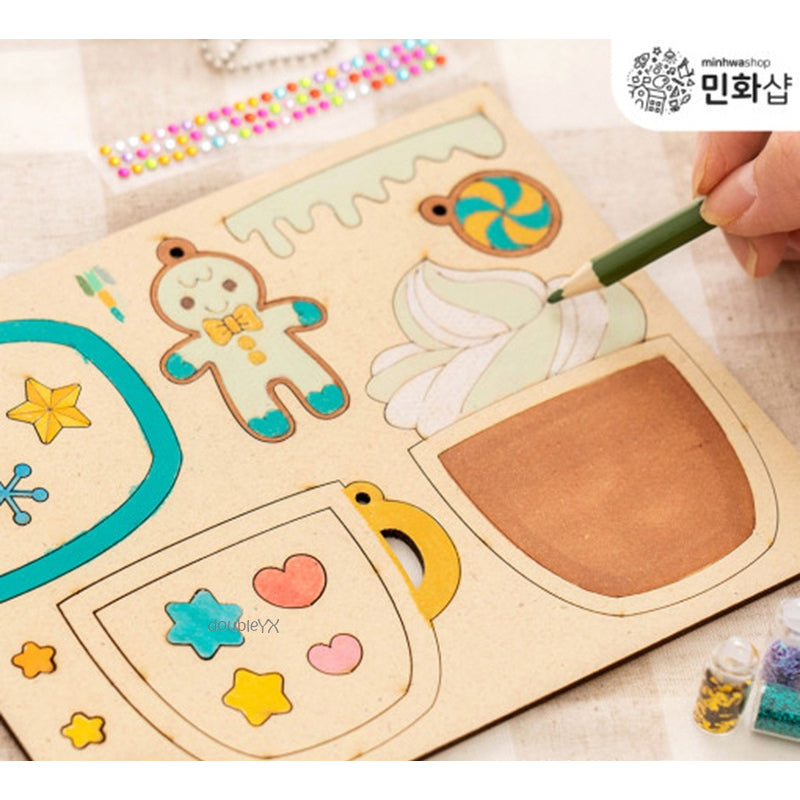 Korean Children's Handmade DIY Painting and Drawing Toy Hanging Ornaments Gift