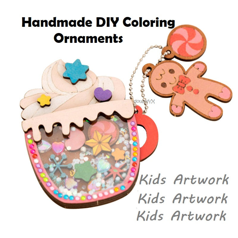 Korean Children's Handmade DIY Painting and Drawing Toy Hanging Ornaments Gift