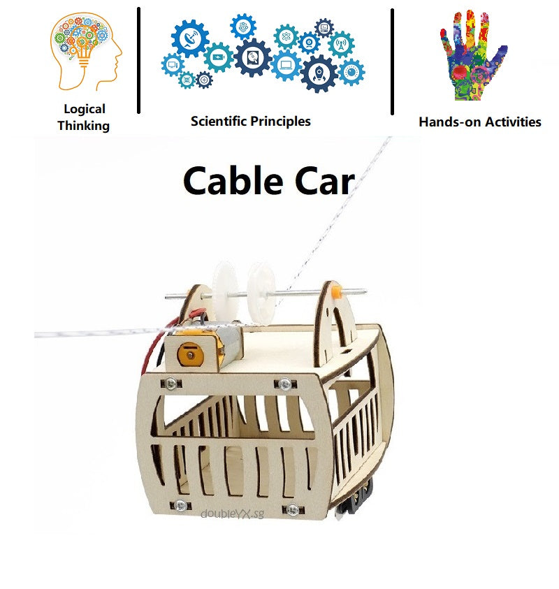 Cable Car DIY STEM Toys - Kids Educational Science Toy