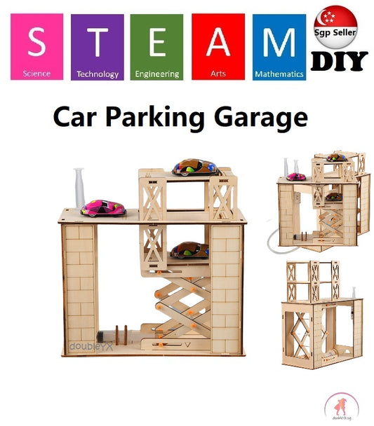 Car Parking Garage DIY STEM Toys - Kids Educational Science Toy