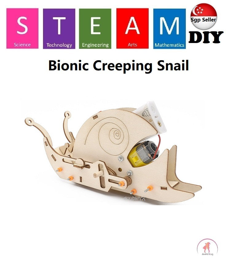 Bionic Creeping Snail DIY STEM Toys - Kids Educational Science Toy