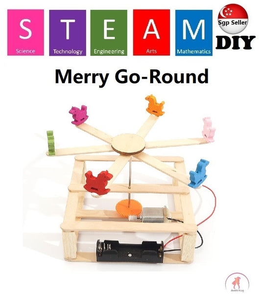 Merry Go-Round DIY STEM Toys - Kids Educational Science Toy