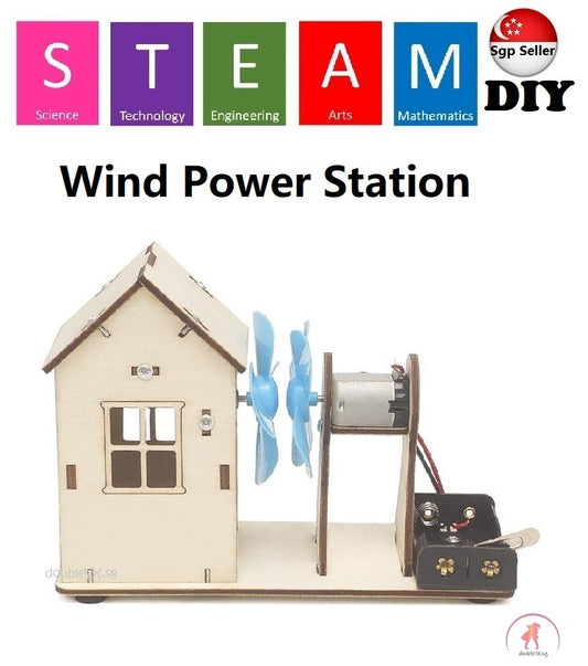 Wind Power Station DIY STEM Toys - Kids Educational Science Toy