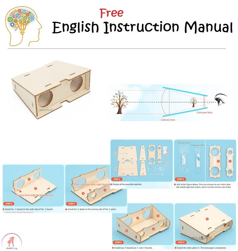 Binoculars DIY STEM Toys - Kids Educational Science Toy