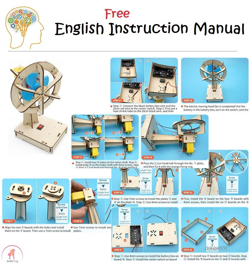 Electric Fan DIY STEM Toys - Kids Educational Science Toy