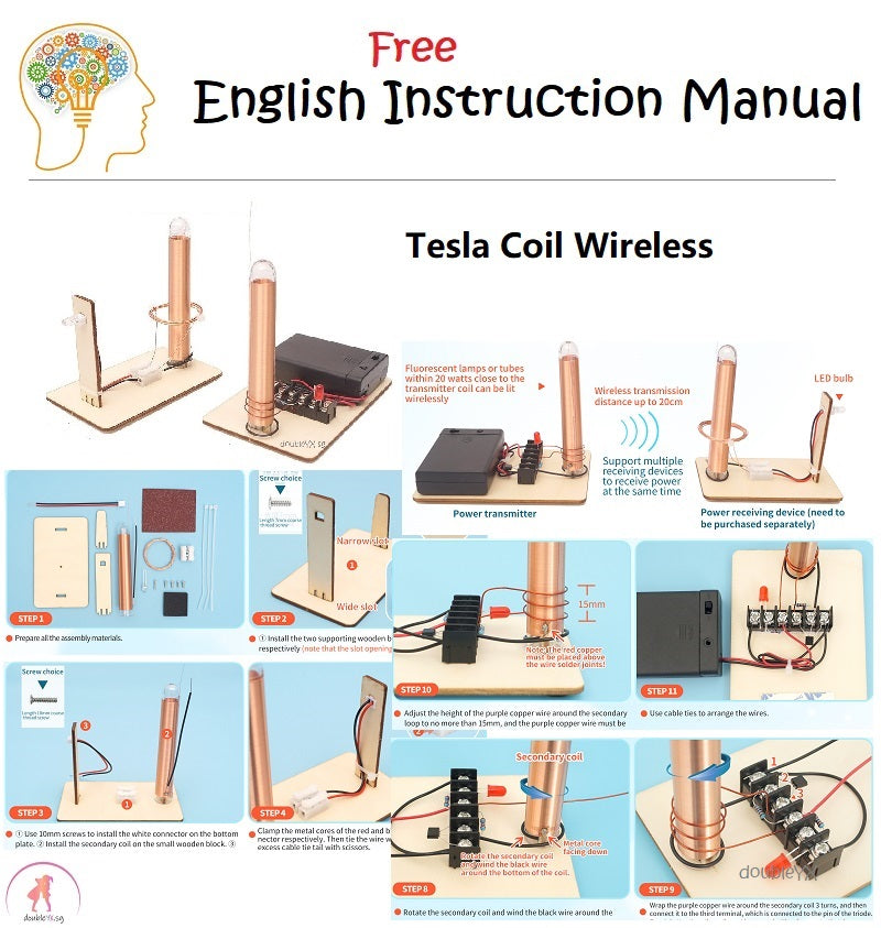 Tesla Coil DIY STEM Toys - Kids Educational Science Toy