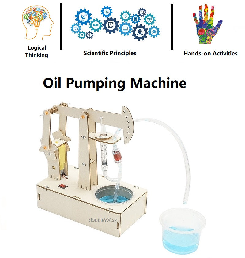 Oil Pumping Machine DIY STEM Toys - Kids Educational Science Toy