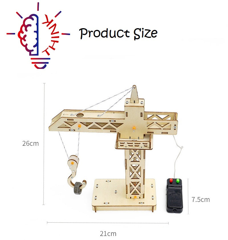 Tower Crane DIY STEM Toys - Kids Educational Science Toy