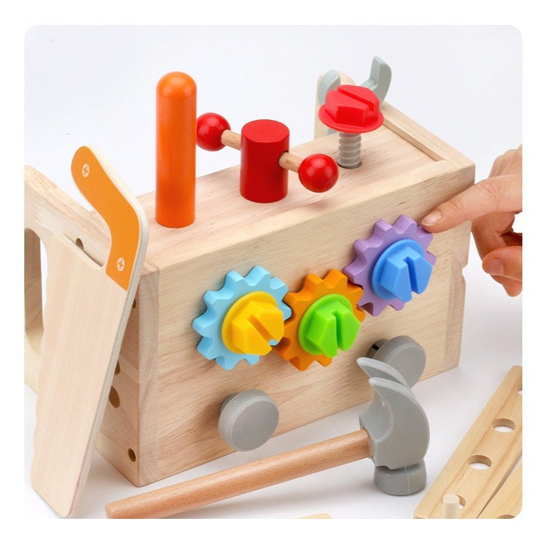 29 Pcs Wooden Tool Kit for Kids - Tool Set Educational STEM Toys Construction - Kids Toys