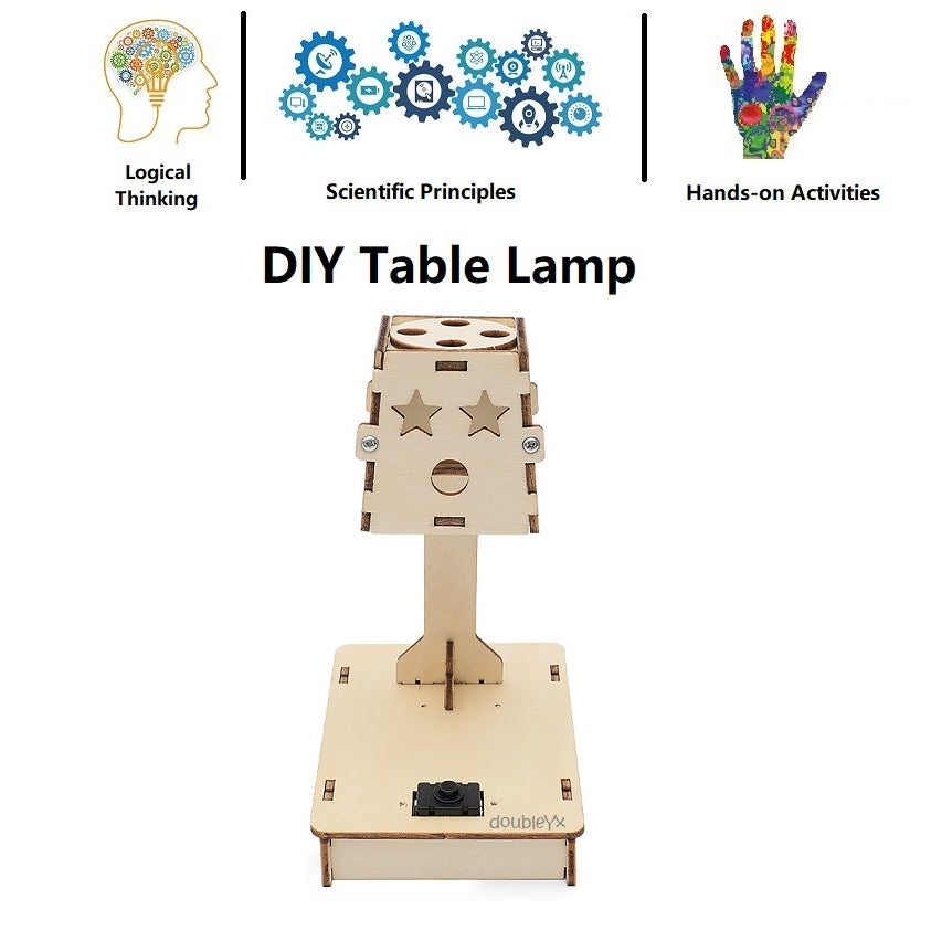 DIY Table Lamp Kit: Fun and Educational STEM Toy for Children to Build and Explore Science Concepts Hands-On: Kids Toys